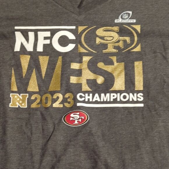 San Francisco 49ers Fanatics Women's 2023 NFC West Division Champions - Picture 5 of 5